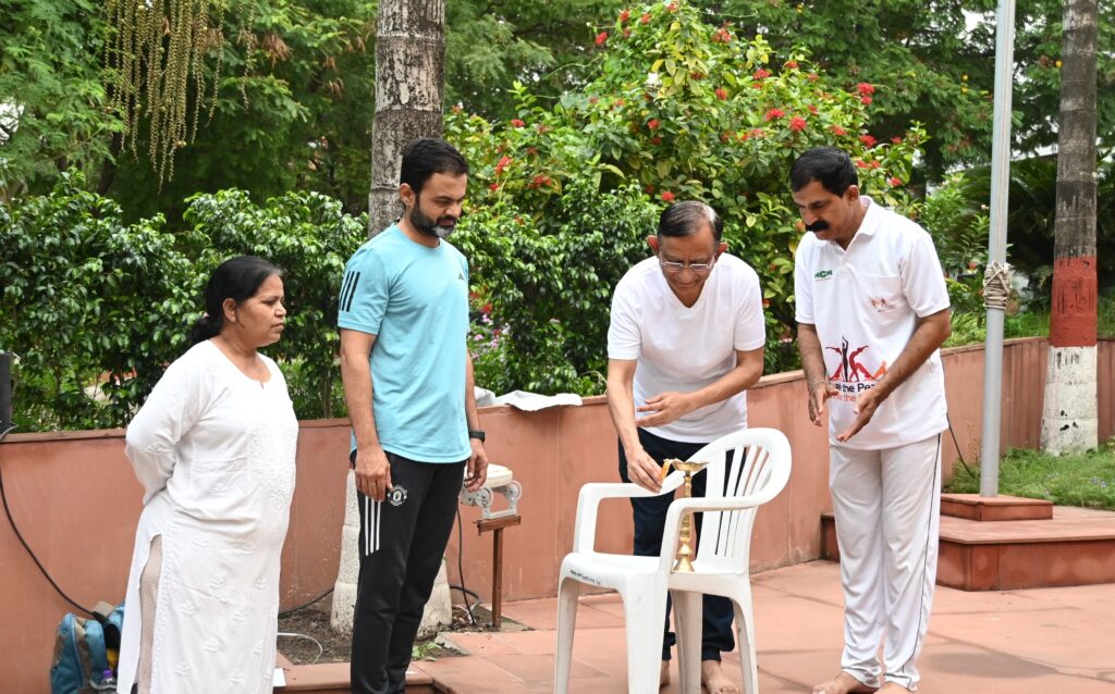 International Yoga Day concluded in a spirited atmosphere at MGM University