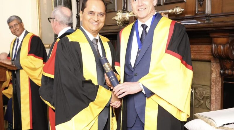 Dr. Pravin Suryavanshi of MGM College honored with prestigious FRCS Degree of England