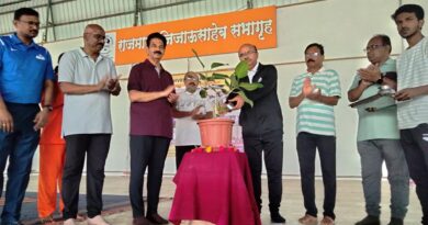 A special yoga practice camp was held in Shivaji University on the occasion of International Yoga Day