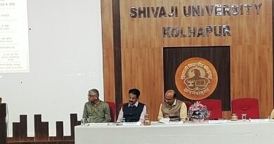 A lecture on 'Rise and Decline of Superpowers' was held at Shivaji University