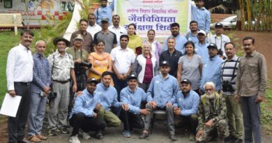 Biodiversity survey camp concluded with enthusiasm at Maharashtra University of Health Sciences