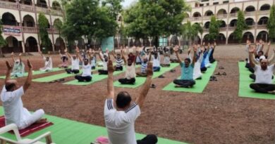 International Yoga Day celebrated with enthusiasm in Millia College