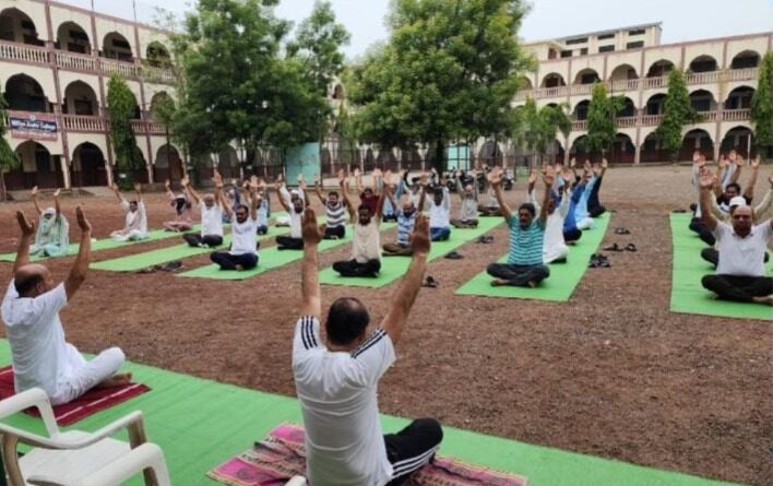 International Yoga Day celebrated with enthusiasm in Millia College