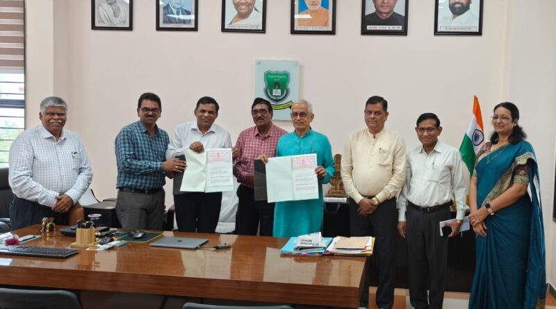 MoU between Gondwana University and Hindu Dharma Sanskriti Mandir