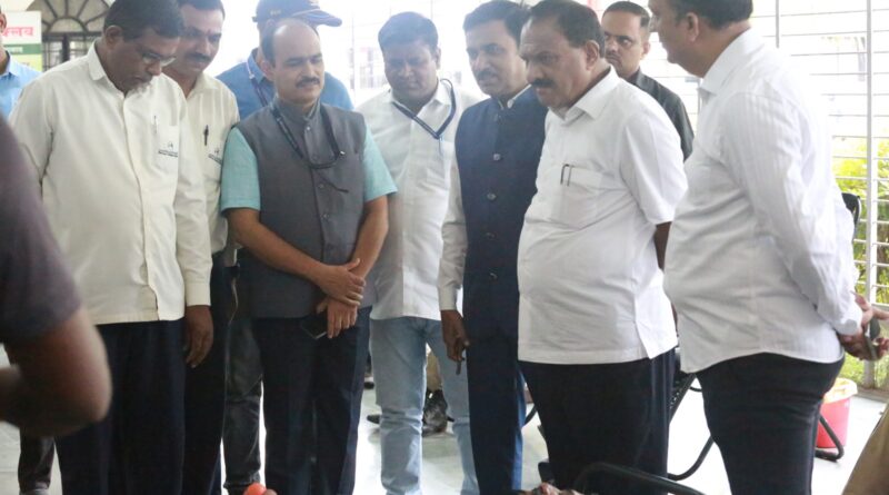 On the occasion of Deputy Chief Minister Ajit Pawar's birthday, a blood donation camp was held at Devagiri College