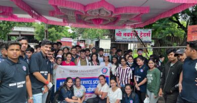 MGM students participated in Wari and spread the message of cleanliness