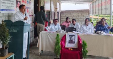 Agriculture Day celebrated on the occasion of Vasantrao Naik Jayanti at Rajiv Gandhi Junior College