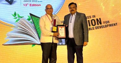 Chancellor of Haryana Central University Prof Tankeshwar Kumar honored with Education Leadership Award