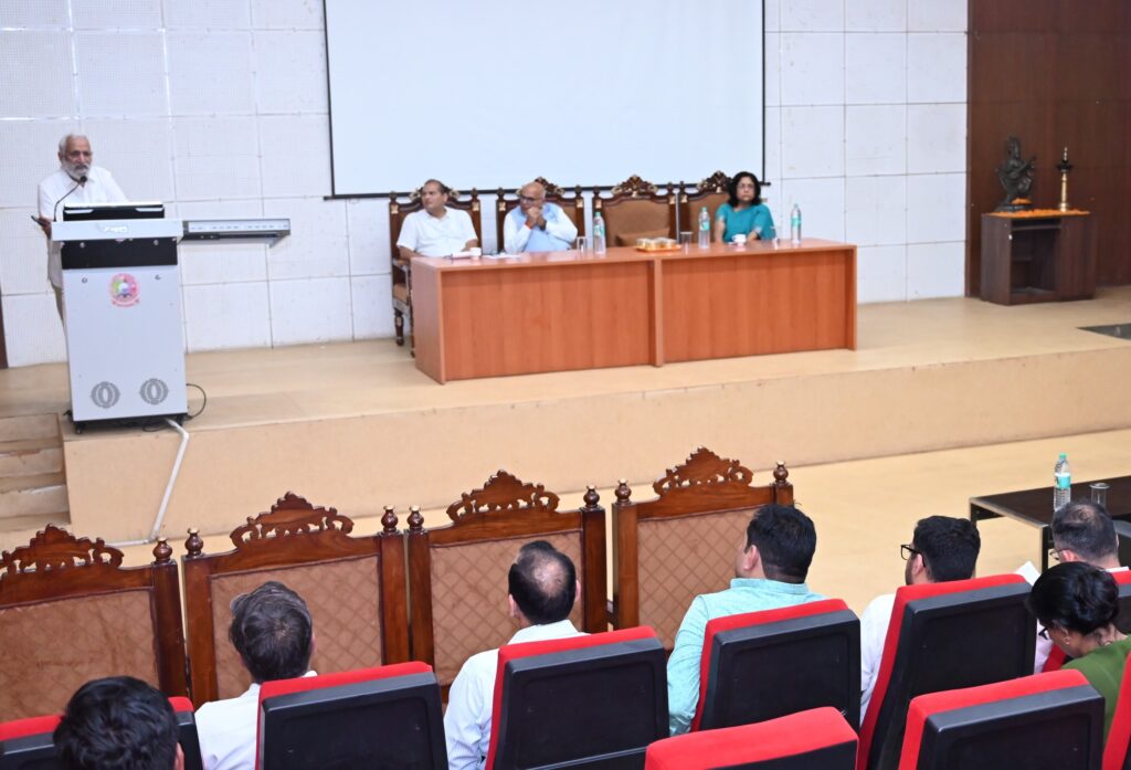 A special lecture was organized at the Central University of Haryana