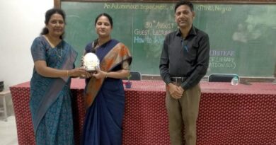 Conducted Guest Lecture in Writing Workshop, Department of Zoology, Nagpur University