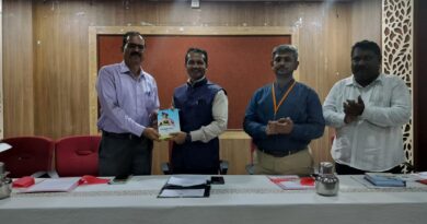 Delivered a lecture on administrative literacy and life skills at Shivaji University