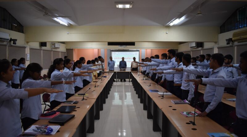 Dr. Annasaheb Shinde College of Agricultural Engineering and Technology celebrated Anti Ragging Day