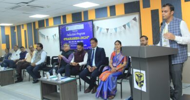 Inauguration of 'Parambah 2024' reception at School of Allied Science, run by Dutta Meghe Abhimat University