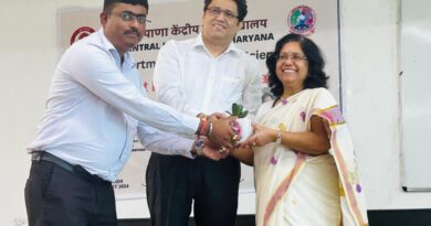 Inauguration program organized in Department of Political Science, Central University of Haryana