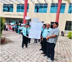 Jain Vishwabharati Sansthan conducted an awareness rally on National Punishment Policy