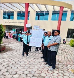 Jain Vishwabharati Sansthan conducted an awareness rally on National Punishment Policy