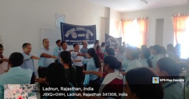 Jain Vishwabharati Sansthan organized oath taking program under Fit India