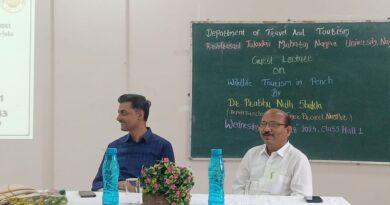 Lecture on 'Wildlife Tourism in Pench' concluded at Nagpur University