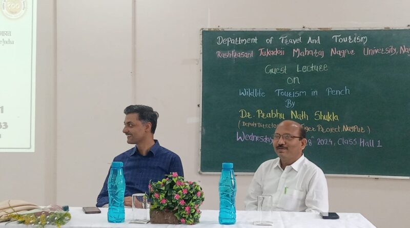 Lecture on 'Wildlife Tourism in Pench' concluded at Nagpur University