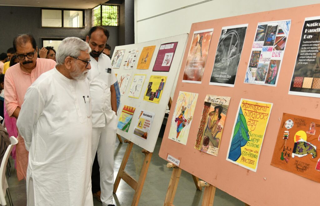 National Handloom Day celebrated with enthusiasm at MGM University