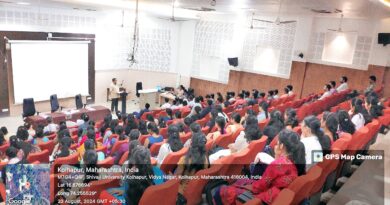 National Space Day Celebration in Department of Materials Science, Shivaji University