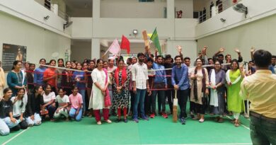 National Sports Day Celebration at Adarsh ​​Degree College of Gondwana University