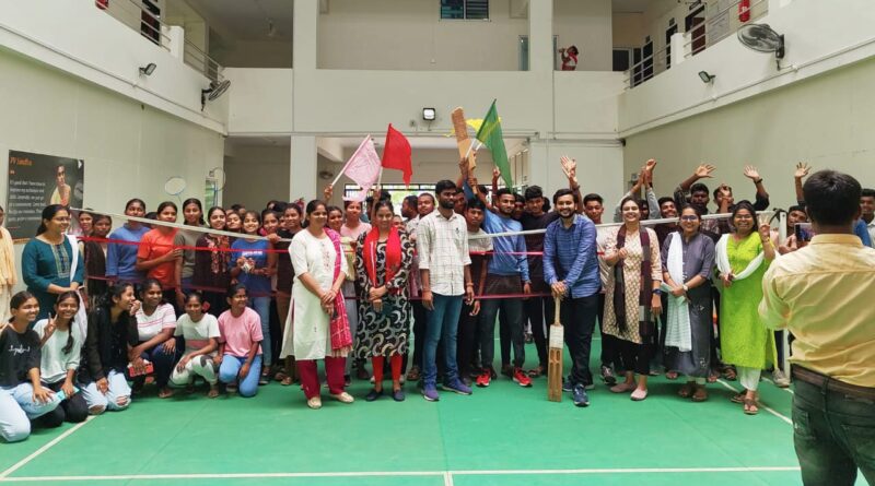 National Sports Day Celebration at Adarsh ​​Degree College of Gondwana University