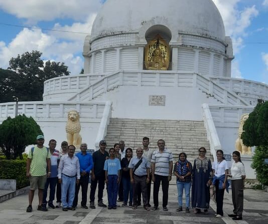 Organized a short educational trip for students on behalf of Tourism Department of Nagpur University