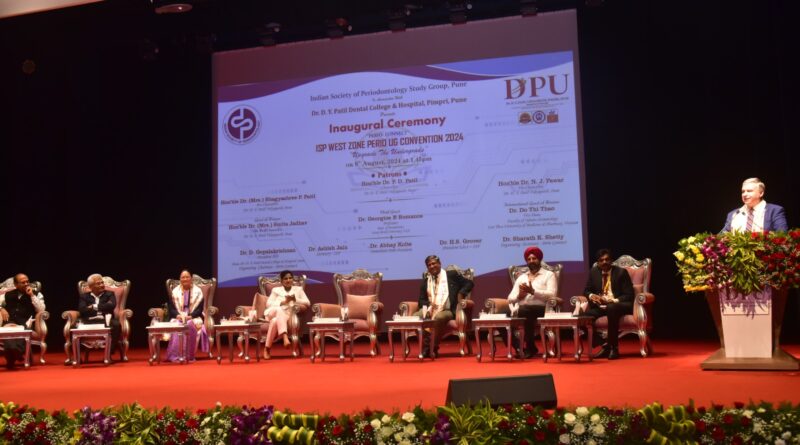 Dr DY Patil enthuses about the "PERIO - Connect 2024" convention at the university