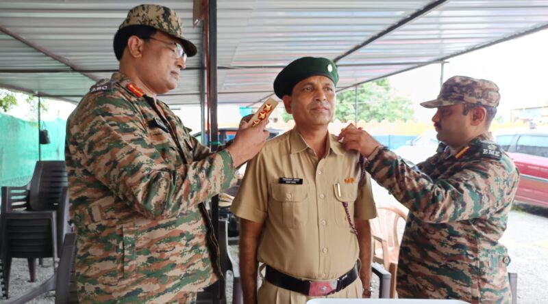 Promotion of Dr. Prashant Saraf from Sri Shivaji College as Captain of NCC