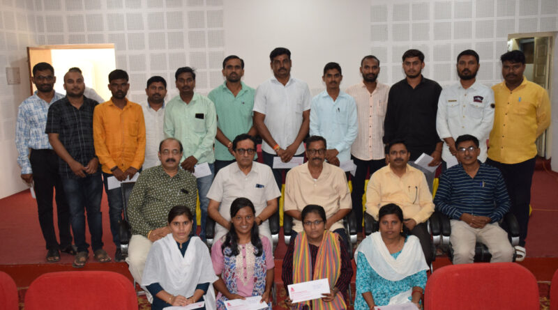 Selection of 22 trainees under Chief Minister Youth Training Scheme on behalf of Shri Shivaji College