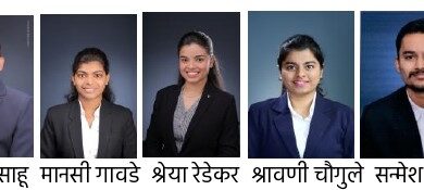 Selection of 305 students of DY Patil Engineering Computer in various companies