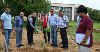 'Plant trees to save the environment' campaign organized in Central University of Haryana