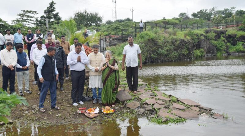 Jalpujan by Vice Chancellor of Maharashtra University of Health Sciences