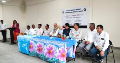 In the presence of Vice-Chancellor, the social work course was started at Adivasi Academy Nandurbar