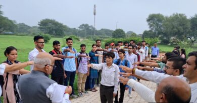 Students in Haryana Central University took oath to stay away from drugs