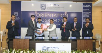 DY Patil Engineering College welcomes new students with great enthusiasm