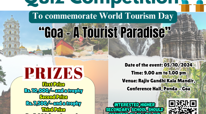 Goa Multi Faculty College Organized Quiz Competition on "Goa a Tourist Paradise"