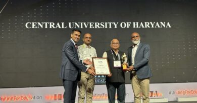 Central University of Haryana has received the prestigious IDA Award for its transformative impact in higher education