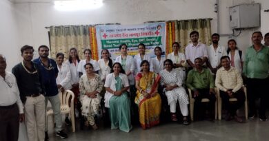 Inauguration of Rashtrasant Tukdoji Maharaj Nagpur University Health Checkup Camp