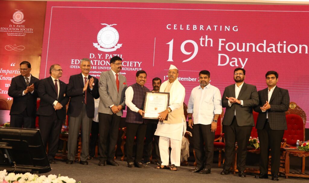 The 19th foundation day of Dr. DY Patil University was celebrated with enthusiasm