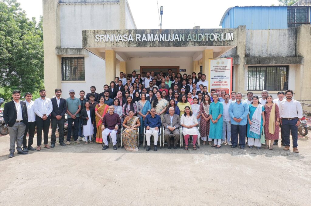 The Mother Teresa Lecture Series was held at the Department of Post Graduate Law, Nagpur University