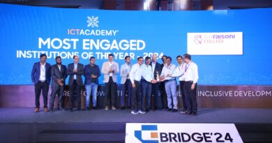 Three ICT awards to Raisoni College of Engineering and Management