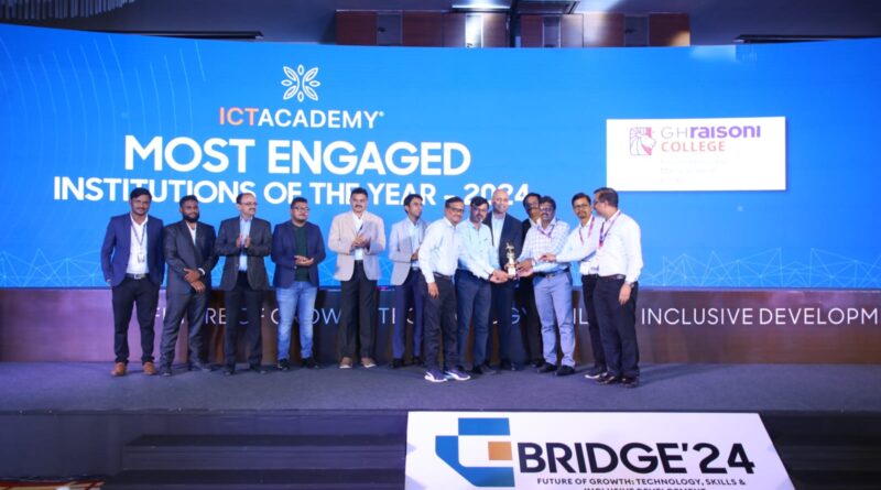 Three ICT awards to Raisoni College of Engineering and Management