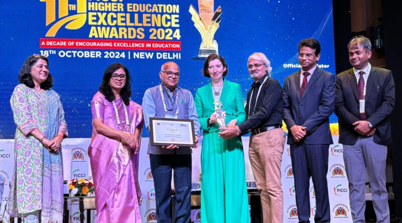 Central University of Haryana received the prestigious "University of the Year" award