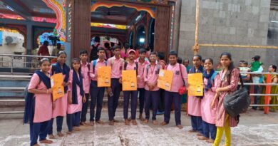 Cyber ​​Warriors of Solapur University created awareness on cyber security at Rupabhavani Mata Temple