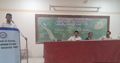 Delivered a lecture at Department of Zoology, Nagpur University on the occasion of Wildlife Week