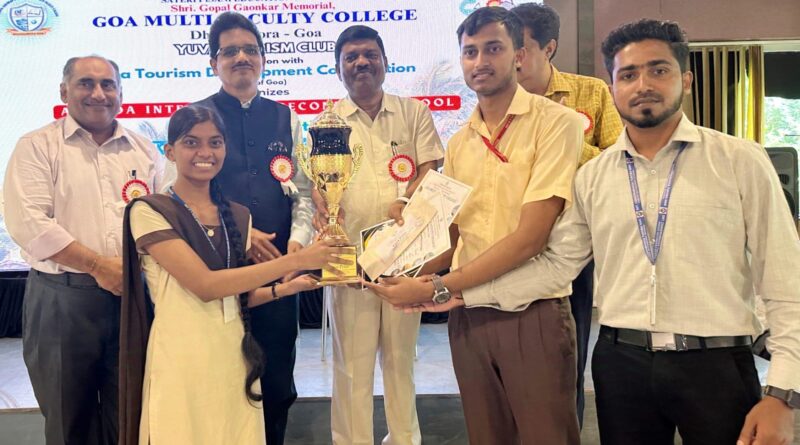 Goa Multi-Faculty College held a quiz competition on the topic "Goa - A Tourist's Paradise"