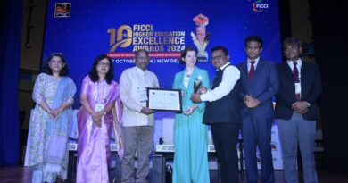 Gondwana University awarded the prestigious 'Institutional Social Responsibility' National Award of 'FICCI'