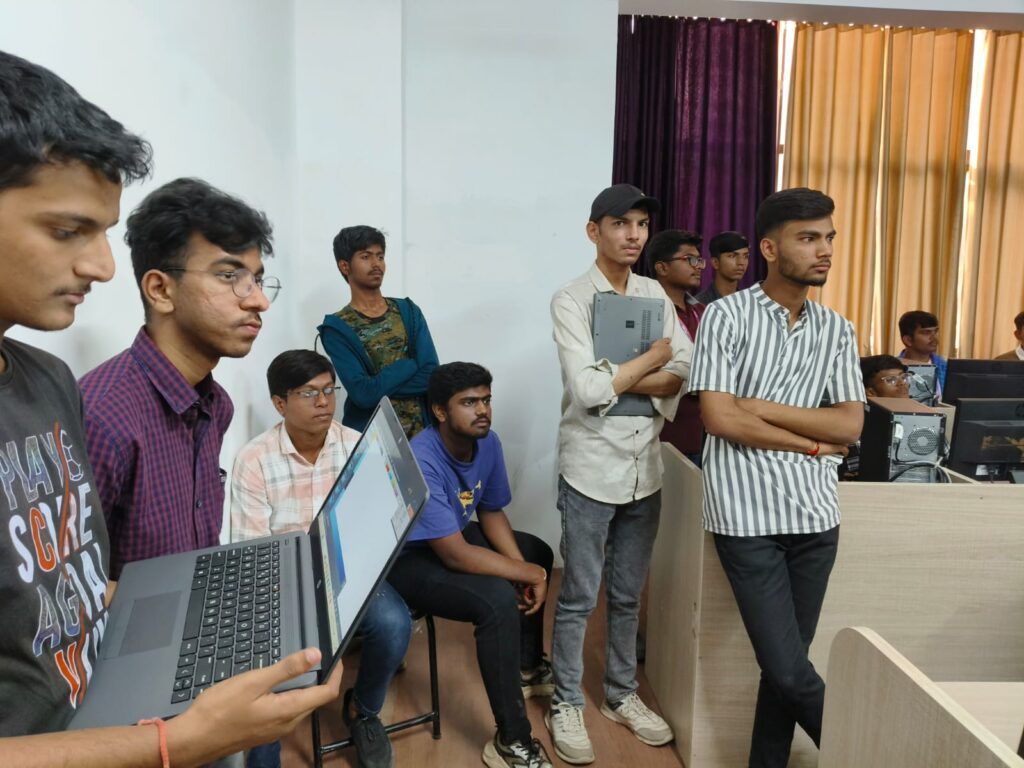 Hackathon organized by G H Raisoni International Skill Tech University to solve real problems